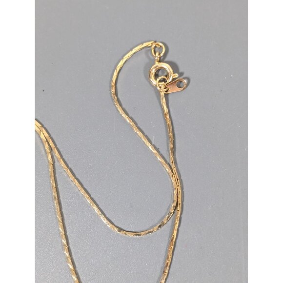 Vintage Brown Nautilus Shell Gold Dipped Pendant Necklace 28 in - Picture 4 of 9